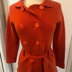 Mod Vintage Style Ann Taylor Sweater Jacket Blazer M
